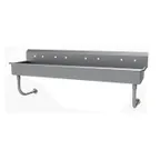 image of Advance Tabco FC-WM-80-ADA 80" Wall Mounted Multi-Station Hand Sink without Faucet - 16 gauge