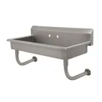 image of Advance Tabco FS-WM-1-ADA 40" Wall Mounted Hand Sink without Faucet - 14 gauge