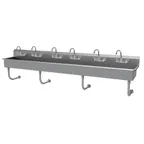 image of Advance Tabco FS-WM-120-F 120" Wall Mounted Hand Sink