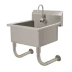 image of Advance Tabco FS-WM-2219EF 23" Wall Mounted Hand Sink