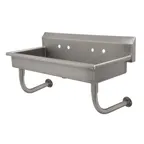 image of Advance Tabco FS-WM-40-ADA 40" Wall Mounted Multi-Station Hand Sink without Faucet - 14 gauge