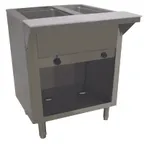 image of Advance Tabco HF-2E-240-BS 31" Electric Hot Food Table, (2) Open Wells 