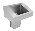 image of Advance Tabco HSS-ADA-1 Wall Mounted Hand Sink without Faucet - 16 gauge / 3 Splashes