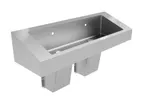 image of Advance Tabco HSS-ADA-2 Wall Mounted Hand Sink without Faucet - 16 gauge / 3 Splashes