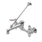 image of Advance Tabco K-240 Service Sink Faucet, Wall Mount, Heavy Duty, 8" Oc
