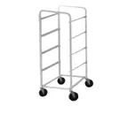 image of Advance Tabco LR6 Full Height Aluminum Mobile Lug Rack w/ 6 Lug Capacity