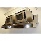 image of Advance Tabco MS-24-36-PS Stainless Steel 18 Gauge Satin Wall-Mounted Shelf - 36" x 24"