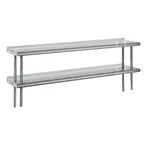image of Advance Tabco ODS-15-72R Overshelf, Table Mounted, Double, 72"W X 15"D