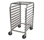 image of Advance Tabco PR10-3W Mobile Half Size End Load Bun / Sheet Pan Rack w/ 3" Bottom Load Slides