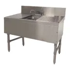 image of Advance Tabco PRB-24-31C 36" Underbar Sink Units, 1 Compartment with 2 Drainboards