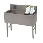 image of Advance Tabco PRC-19-42L-10 42" Ice Bin and Bottle Storage Combo Unit