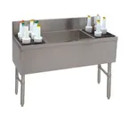 image of Advance Tabco PRC-19-54LR 54" Ice Bin / Bottle Storage Combo Unit