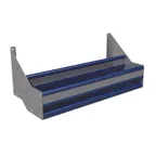 image of Advance Tabco PRDSR-48 Speed Rail, Double Tier 48" Wide, 24‑Bottle, Stainless Steel, Round‑Screw Mount