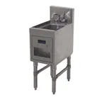 image of Advance Tabco PRHSST-19-12 12" Free Standing Underbar Hand Sink Unit w/ Soap & Towel Dispenser