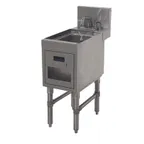 image of Advance Tabco PRHSST-24-12 12" Free Standing Underbar Hand Sink Unit w/ Soap & Towel Dispenser