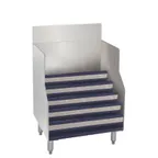 image of Advance Tabco PRLR-24 24"W Stainless Steel Liquor Display Cabinet, (5) steps, (30) capacity