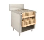 image of Advance Tabco PROR-24-24 24" Underbar Glass Rack Storage Unit w/ 3 Adjustable Racks, Open Top