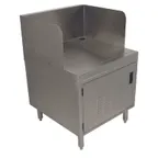 image of Advance Tabco PRPOS-18-DR 18" Underbar Add-On Unit, Point Of Service Cabinet, 12" Backsplash