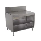 image of Advance Tabco PRSCO-19-12-M Prestige Underbar Drainboard Cabinet, Open Front