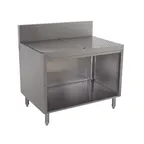 image of Advance Tabco PRSCO-19-42 Prestige Underbar Drainboard Cabinet, Open Front