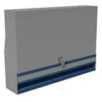 image of Advance Tabco PRSSR-24-LC Speed Rail, 1‑Tier 24" Width, 6‑Bottle, Steel, Cover, NSF