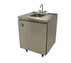 image of Advance Tabco SHK-MSC-31CH Mobile Hand Sink, Hot & Cold Water, Self-Contained
