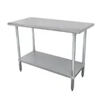 image of Advance Tabco SLAG-307-X 84" Stainless Steel Top 73" - Work Table