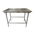 image of Advance Tabco SR-60 60" Dishtable Sorting Table w/ 3" Raised Edge, Crossrails, 30" Wide Top