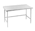 image of Advance Tabco TFMS-366 72" Stainless Steel Top 63" - Work Table