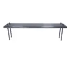 image of Advance Tabco TS-12-108 Overshelf, Table Mounted, Single, 108"W X 12"D