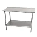 image of Advance Tabco TTK-304-X 48" Stainless Steel Top 40" - Work Table