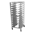 image of Advance Tabco UR10 Mobile Full Height Universal Pan Rack w/ 6" Bottom Load Slides and 10 Pan Capacity