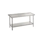 image of Advance Tabco VSS-362 24" Open Base Work Table, Stainless Steel Base / Flat Top