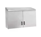 image of Advance Tabco WCH-15-36 36" 430 Stainless Steel Wall Mounted Cabinet w/ Hinged Doors