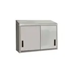 image of Advance Tabco WCS-15-36 430 Stainless Steel Enclosed Wall Mounted Cabinet - 36" x 15"