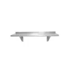 image of Advance Tabco WS-12-132-16-X 16 Gauge Satin Stainless Steel Wall Mounted Shelf - 132" x 12"