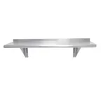 image of Advance Tabco WS-18-132-16 16 Gauge Satin Stainless Steel Wall Mounted Shelf - 132" x 18"