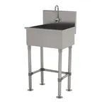 image of Advance Tabco WSS-14-21EF-FM 18" Wall Mounted Hand Sink with e-Faucet - 16 gauge