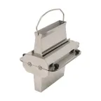 image of American Eagle AE-JS12H Jerky Slicer, 1/4" Strips, Stainless Steel Blades, Single Piece Combs, Fits #12 Hub