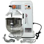 image of American Eagle AE-10DCA Countertop 10 qt Planetary Mixer with Timer, #12 HUB, 15-Speed, 7/8 hp