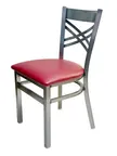 image of AAA Furniture Wholesale 310/CLEAR COAT GR5 Indoor Side Chair with Upholstered Seat