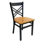 image of AAA Furniture Wholesale 310 WS Indoor Side Chair, Black
