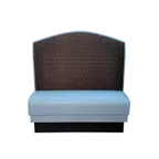 image of AAA Furniture Wholesale FAN42S-DUCE GR5 Duce Booth, Fan Back and Upholstered Seat, Grade 5 Uph
