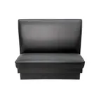 image of AAA Furniture Wholesale PB48S GR6 Booth, Plain Back and Upholstered Seat, Grade 6 Uph