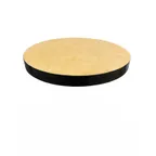 image of AAA Furniture Wholesale PET30R Round 30" Laminate Table Top, Plywood Edge, Clear Coat Finish