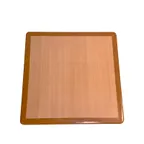 image of AAA Furniture Wholesale RNOT2430 Rectangle Resin Table Top, 24" x 30", Dual Color, Natural Finish Inlay, Oak Finish Edge