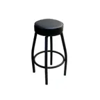image of AAA Furniture Wholesale SRB-316 Bar Stool with Upholstered Seat, Black