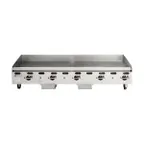 image of Wolf AGM60 60" Countertop Manual Gas Griddle, 1" Steel Plate, 135.000 BTU