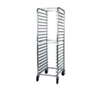 image of Winholt AL-1812B 12 Pan Full Height Mobile End Load Aluminum Bun / Sheet Pan Rack
