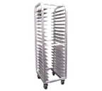 image of Winholt AL-1820-HD 20 Pan Full Height Mobile End Load Aluminum Bun / Sheet Pan Rack